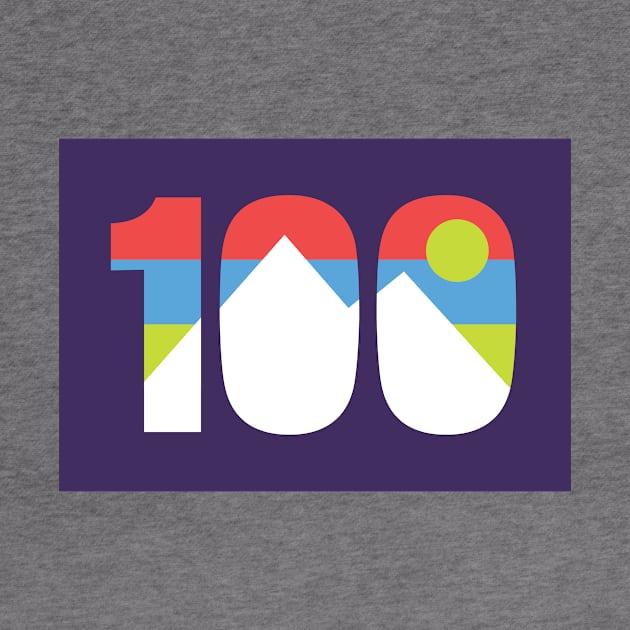 100 Miler Sunset Retro by PodDesignShop